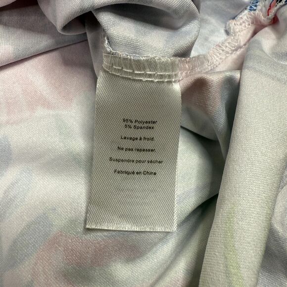 GreenSide Polo Shirt Mens Medium Floral Hawaiian Tropical Performance Stretch - Picture 10 of 11